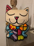 Romero Britto Kat - 20 cm Hoog, Antiek en Kunst, Ophalen of Verzenden