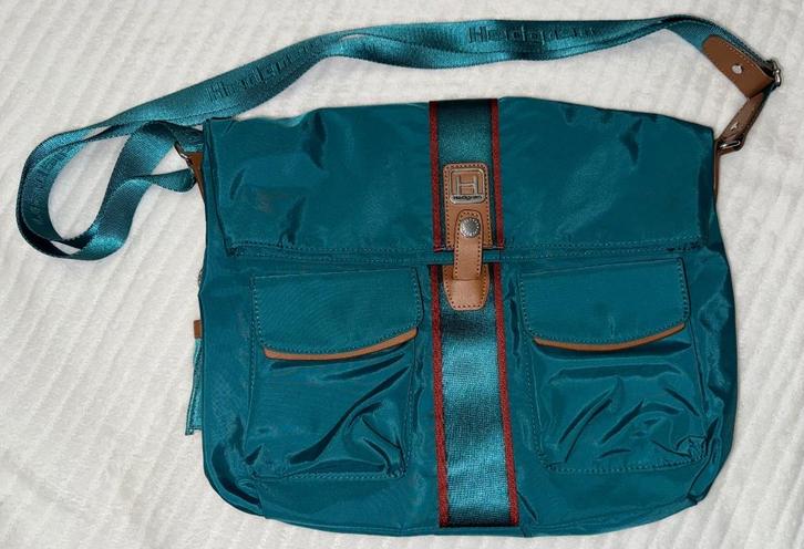 Hedgren groene tas, Sieraden, Tassen en Uiterlijk, Tassen | Schoudertassen, Zo goed als nieuw, Overige merken, Groen, Verzenden