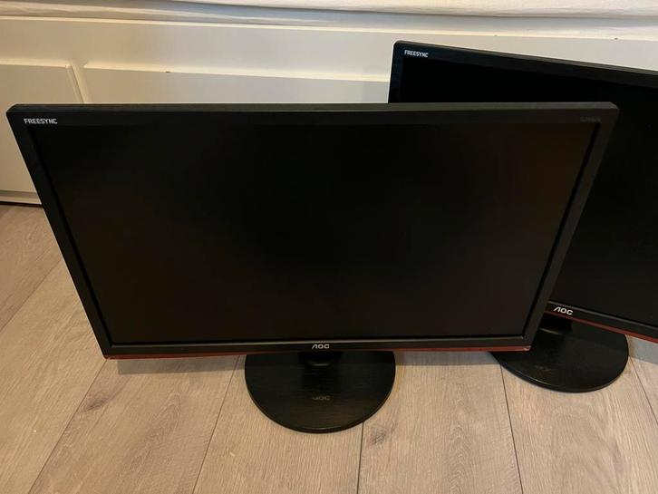 2x AOC Monitor G2460V, Computers en Software, Monitoren, Zo goed als nieuw, 61 t/m 100 Hz, DisplayPort, HDMI, VGA, Gaming, TN