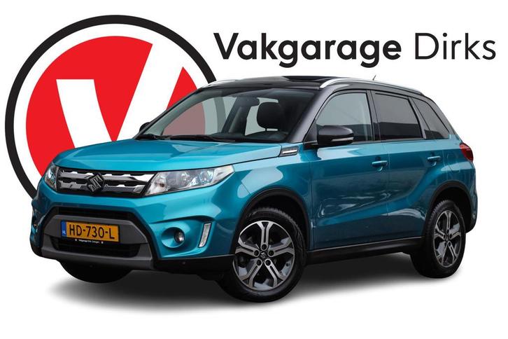Suzuki Vitara 1.6 Aut. High Executive ✅ Leder ✅ Pano ✅, Auto's, Suzuki, Bedrijf, Te koop, Vitara, ABS, Achteruitrijcamera, Adaptive Cruise Control