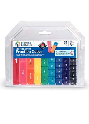 Learning Resources Fraction Toren Kubussen Fraction 51-Stuk  beschikbaar voor biedingen