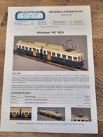 Modeltrein philotrain tram folder NZH, Gelijkstroom, Wagon, Ophalen of Verzenden, Zo goed als nieuw