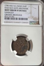 VOC, 1790 Nederlands Indie Duit Misslag (zeldzaam), Ophalen of Verzenden, Vóór koninkrijk, Overige waardes