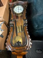 Antieke 2-gewichten regulateur (lees tekst), Antiek en Kunst, Antiek | Klokken, Ophalen