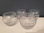 Riverdale Windlichten - Set van 4, Overige kleuren, Ophalen of Verzenden, Minder dan 50 cm, Glas