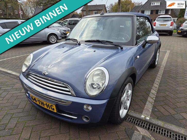 Mini Mini Cabrio 1.6 Cooper Chili NETTE AUTO RIJDT EN SCHAKE, Auto's, Mini, Bedrijf, Te koop, Cabrio, ABS, Airbags, Boordcomputer