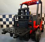 Kinder heftruck - rubberen banden - leren zit - met RC, Ophalen of Verzenden, Nieuw