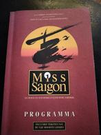 Miss Saigon programma boekje 3e druk 1998 met bijlage, Ophalen of Verzenden