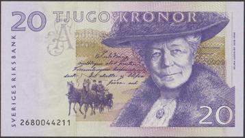Zweden 20 kronor 2002 UNC p.63a (# 609) beschikbaar voor biedingen