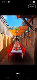 10 x oranje paraplu's / decoratie / versiering (21-diner), Ophalen of Verzenden, Nieuw, Oranje