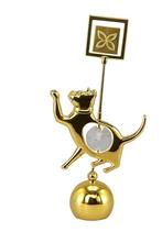 Cat fotohouder 24 K gold plated with BOHEMIA helder crystals, Nieuw, Ophalen of Verzenden, Mvm detalhandel, PJMINK@CASEMA.NL
