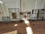 verschillende glas in lood ramen, Doe-het-zelf en Verbouw, Glas en Ramen, Gebruikt, Minder dan 80 cm, Overige typen, Ophalen of Verzenden