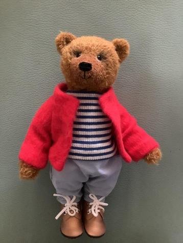 Teddybeer Marin met kleertjes OOAK van de auteur