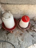 Voer en water silo voor kippen/knaagdieren, Dieren en Toebehoren, Pluimvee | Toebehoren, Verzenden, Zo goed als nieuw, Drinken en Voederen