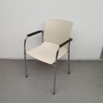 Ahrend Well Chair stapelstoel - beige kunststof set van 4 st, Ophalen of Verzenden, Overige kleuren, Kunststof