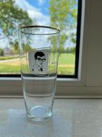 Bierglas Joop Smits, 14 cm hoog, gouden rand VARA, Ophalen of Verzenden, Zo goed als nieuw, Bierglas