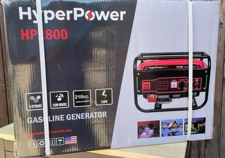 Nieuwe hyperpower generator aggregaat noodstroom, Caravans en Kamperen, Kampeergereedschap, Nieuw, Ophalen