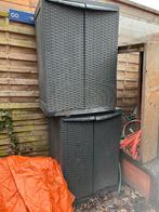 Tuinkast- 2 delig, kunststof, Tuin en Terras, Ophalen, Gebruikt, Kunststof, Overige typen