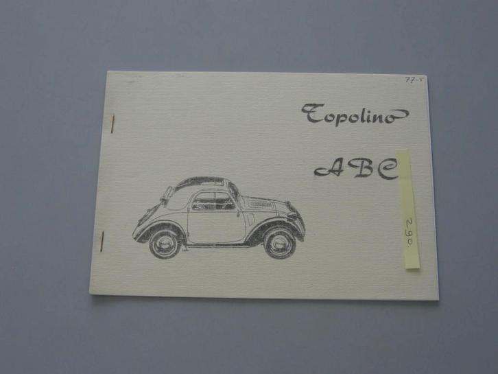 FT 290 FIAT Topolino ABC nr 5 1977, Boeken, Auto's | Folders en Tijdschriften, Zo goed als nieuw, Overige merken, Ophalen of Verzenden