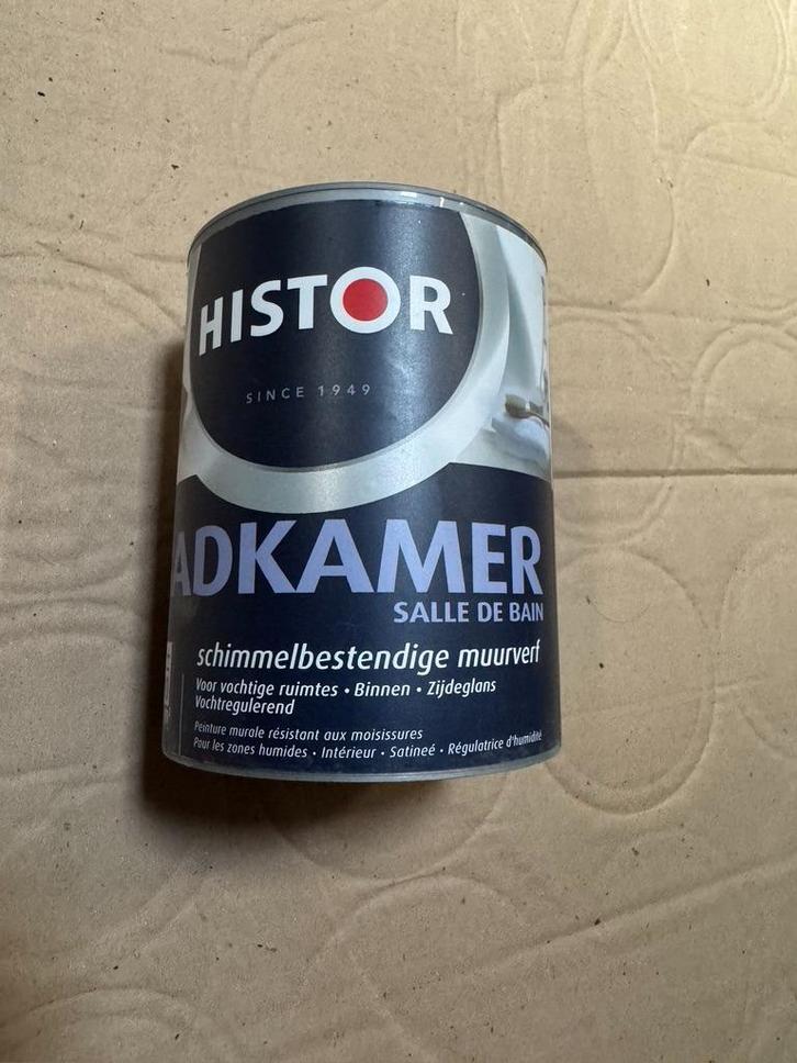 PARTIJ Badkamer schimmelbestendige verf Grijs, Doe-het-zelf en Verbouw, Verf, Beits en Lak, Nieuw, Verf, Minder dan 5 liter, Grijs