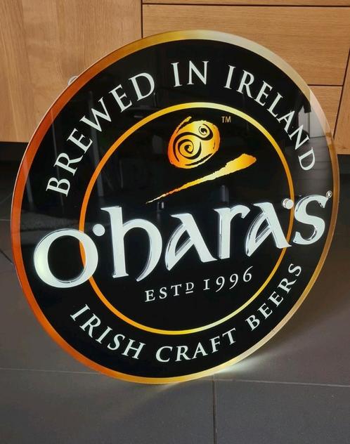 O'Hara's Irish Beer LED Lichtreclame NIEUW in doos, Verzamelen, Biermerken, Nieuw, Overige typen, Overige merken, Ophalen of Verzenden