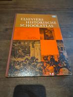 Elseviers Historische Schoolatlas - 1963, Gelezen, Overige atlassen, Ophalen of Verzenden, 1800 tot 2000