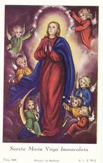 9 Devotieprentjes van Maria uitg. ELWA samen € 7,00, Christendom | Katholiek, Zo goed als nieuw, Kaart of Prent, Verzenden