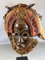 250876 Groot Afrikaans Dan Masker uit Yv. Coast., Antiek en Kunst, Ophalen of Verzenden