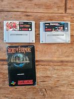 Super Nintendo Games - Secret of Evermore & Starwing, Spelcomputers en Games, Games | Nintendo Super NES, Gebruikt, 1 speler, Ophalen of Verzenden