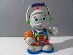 robot Toby met lestof letters,getallen,etc en liedjes zingen, Ophalen of Verzenden, Zo goed als nieuw, Speelset, Met licht
