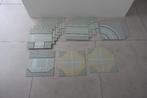 17x Lego baseplate - road - wegplaten in Goeie staat!, Ophalen of Verzenden, Gebruikt, Losse stenen, Lego