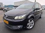 Volkswagen Touran 1.4 TSI Highline AUTOMAAT/CLIMA/CRUISE/XEN, Euro 5, 15 km/l, Gebruikt, Zwart