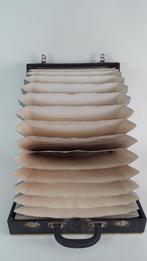 Platenkoffer harmonica, 20 platen Vintage Cheney England. S5, Verzamelen, Ophalen of Verzenden, Overige typen