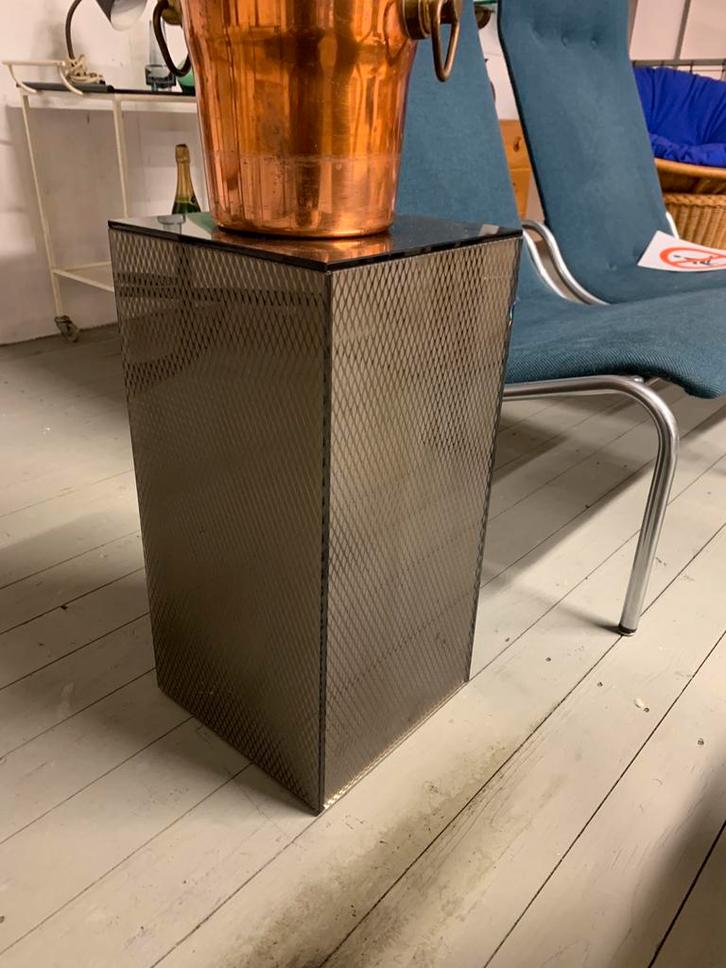 Zuil pilaar Hollywood Regency glazen spiegel Pilaar., Huis en Inrichting, Woonaccessoires | Zuilen en Pilaren, Ophalen of Verzenden