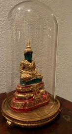 Boeddha beeldje onder stolp., Ophalen of Verzenden, Gebruikt