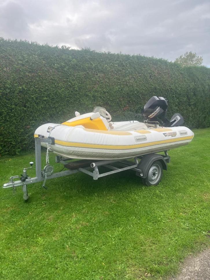 Rib Rhino Rider, Watersport en Boten, Rubberboten, Zo goed als nieuw, Overige merken, Overige materialen, Minder dan 70 pk, Benzine
