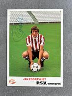 PSV spelerskaart Jan Poortvliet met handtekening, Ophalen of Verzenden, Gebruikt, PSV, Spelerskaart