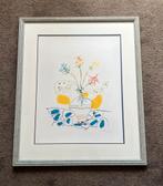 Picasso schilderij litho in blauw groene lijst, Ophalen