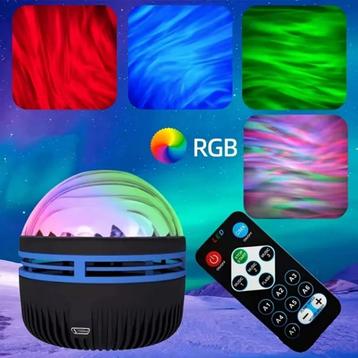 RGB LED Aurora projector inclusief afstandsbediening beschikbaar voor biedingen