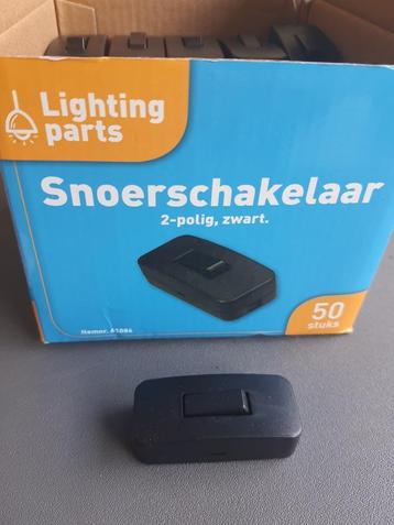 50 stuks 2 polige snoer schakelaar beschikbaar voor biedingen