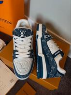 Louis Vuitton schoenen denim, Verzenden, Nieuw, Blauw, Sneakers of Gympen