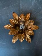 Hans Kogl florale wandlamp , vergulde bladeren, Huis en Inrichting, Gebruikt, Duitsland, Ophalen of Verzenden, Hollywood Chic