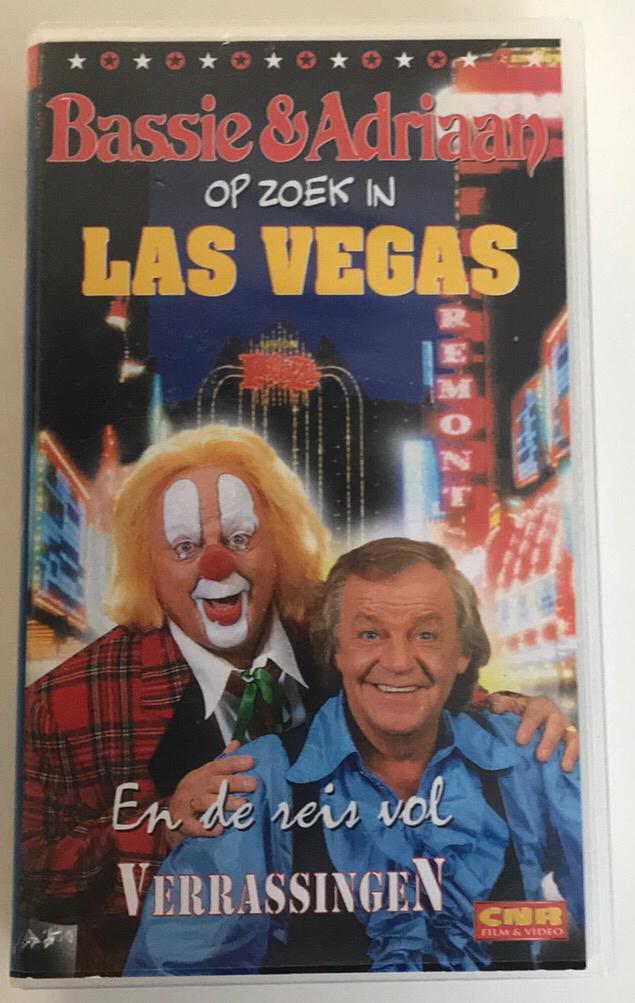 Bassie & Adriaan, op zoek in Las Vegas, Amerika, USA, Cd's en Dvd's, VHS | Kinderen en Jeugd, Zo goed als nieuw, Kinderprogramma's en -films