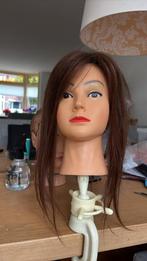 Haartopper met smalle lace, nieuw, bruin, 100% human hair, Ophalen of Verzenden, Nieuw, Pruik of Haarverlenging