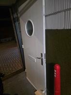 Houten voordeur met 3-puntssluiting en veiligheidsbeslag, Ophalen, Gebruikt