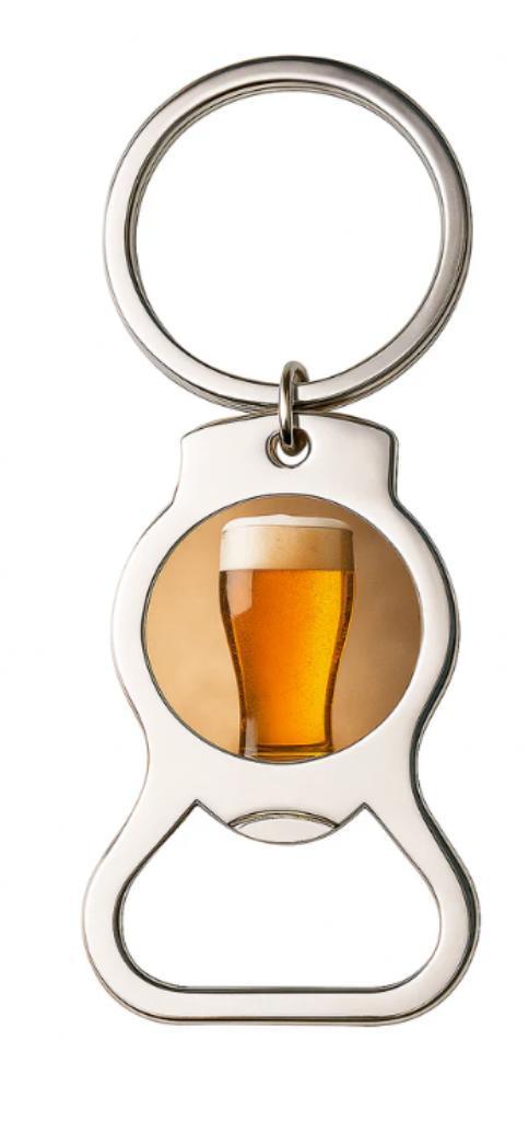 Metalen Sleutelhanger met Flesopener– Voor Sublimatie, Hobby en Vrije tijd, Knutselen, Nieuw, Materiaal, Ophalen of Verzenden