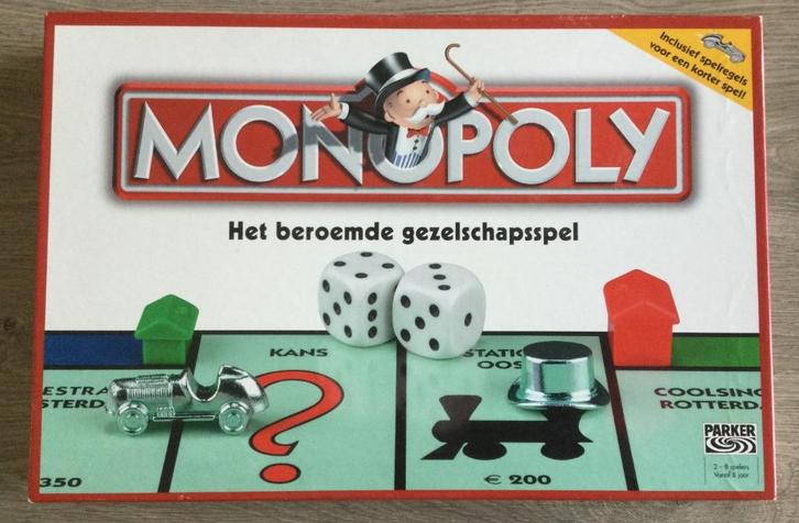 Monopoly Spel groot, Hobby en Vrije tijd, Gezelschapsspellen | Bordspellen, Zo goed als nieuw, Een of twee spelers, Drie of vier spelers