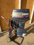 Yamaha 50 pk Autolube langstaart Powertrim afstandsbediening, Watersport en Boten, Gebruikt, Elektrische start, Niet ingevuld