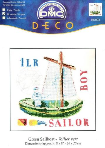SAILER BOY DMC Borduurpakket met borduurgaren BK 023 beschikbaar voor biedingen