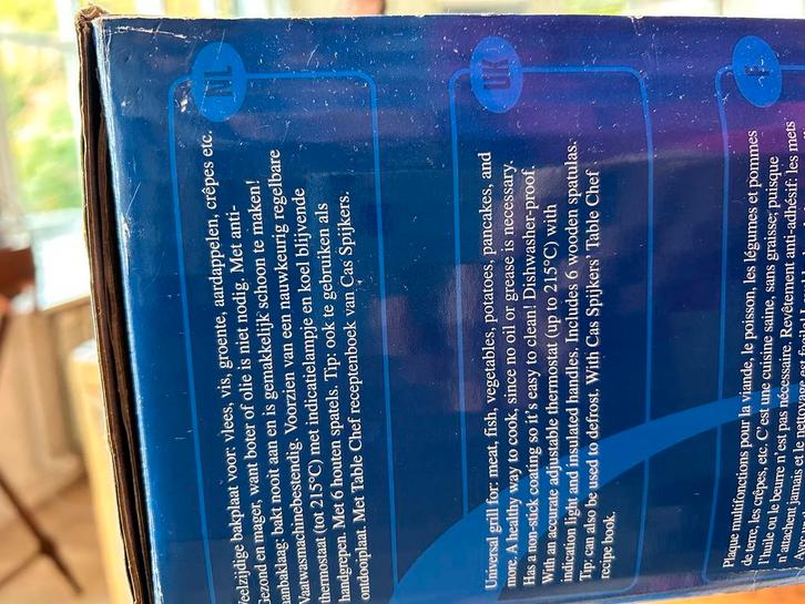 Princess Tafelgrill - Compleet met accessoires!, Witgoed en Apparatuur, Grillplaten, Zo goed als nieuw, Tafelgrill, Vaatwasmachinebestendig